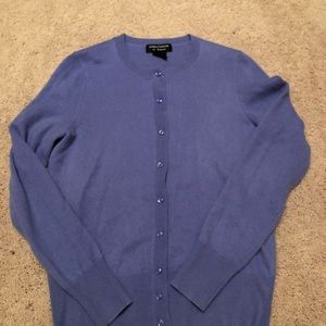 Lord and Taylor cashmere blue cardigan xs